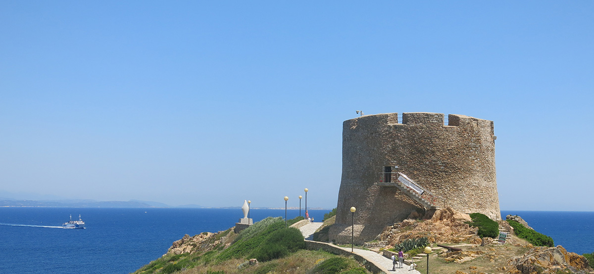An Aragoniste Tower for defence against the Moors provide picturesque views against the blue sea