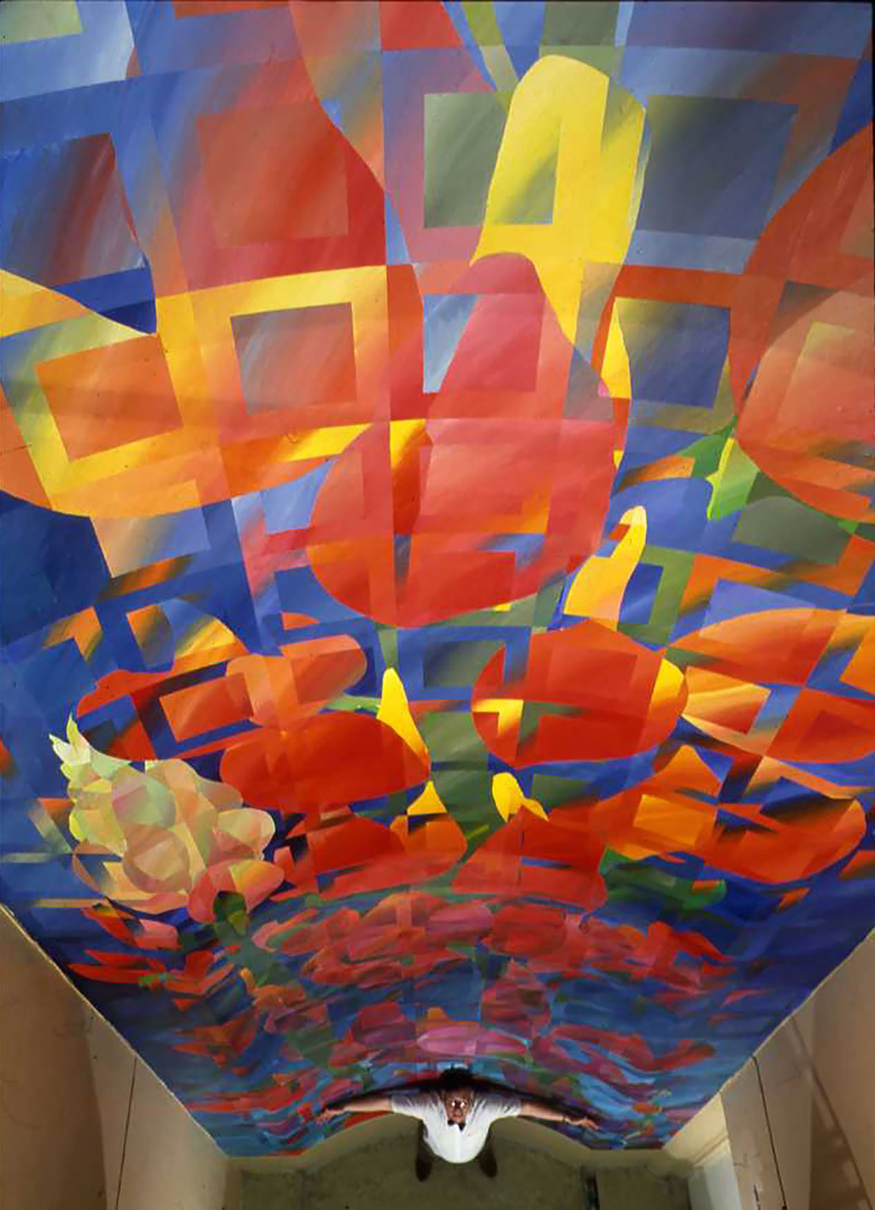'Tree of Life' approximately 12' x 30', one of the Morley College murals