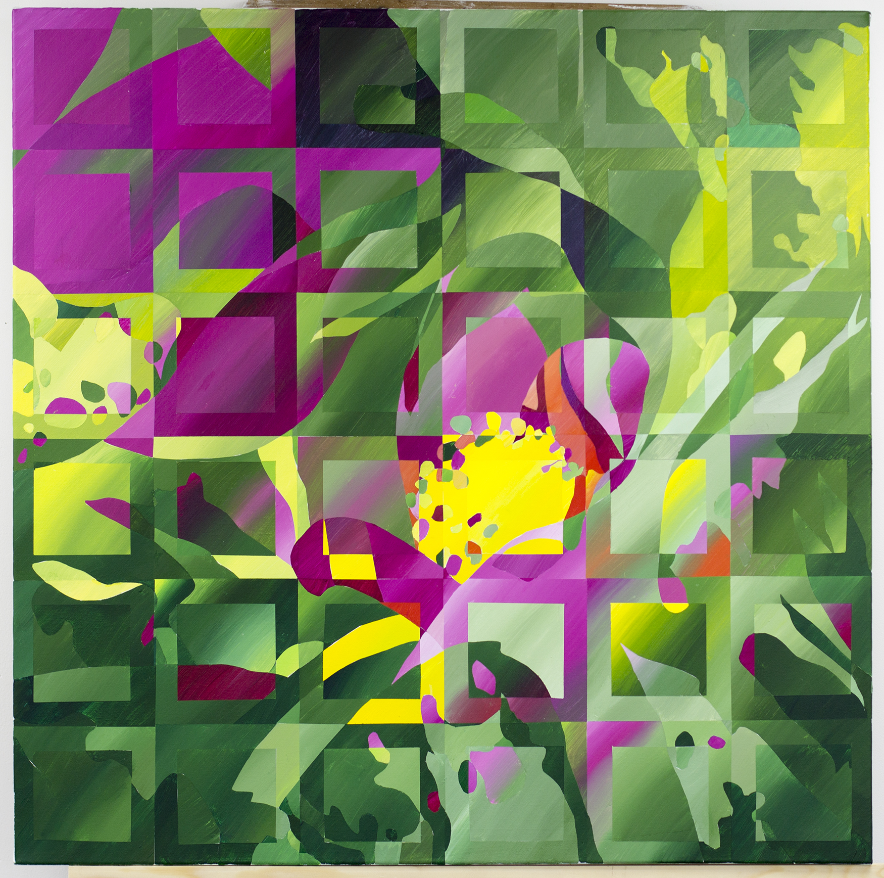 the finished piece - 3 feet square