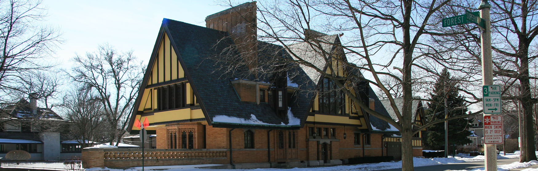 FLW Nathan Moore House 1895 rebuilt 1924 (1)