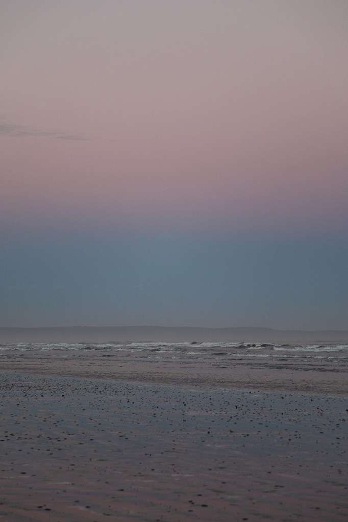 Looking West into the dying light of the night