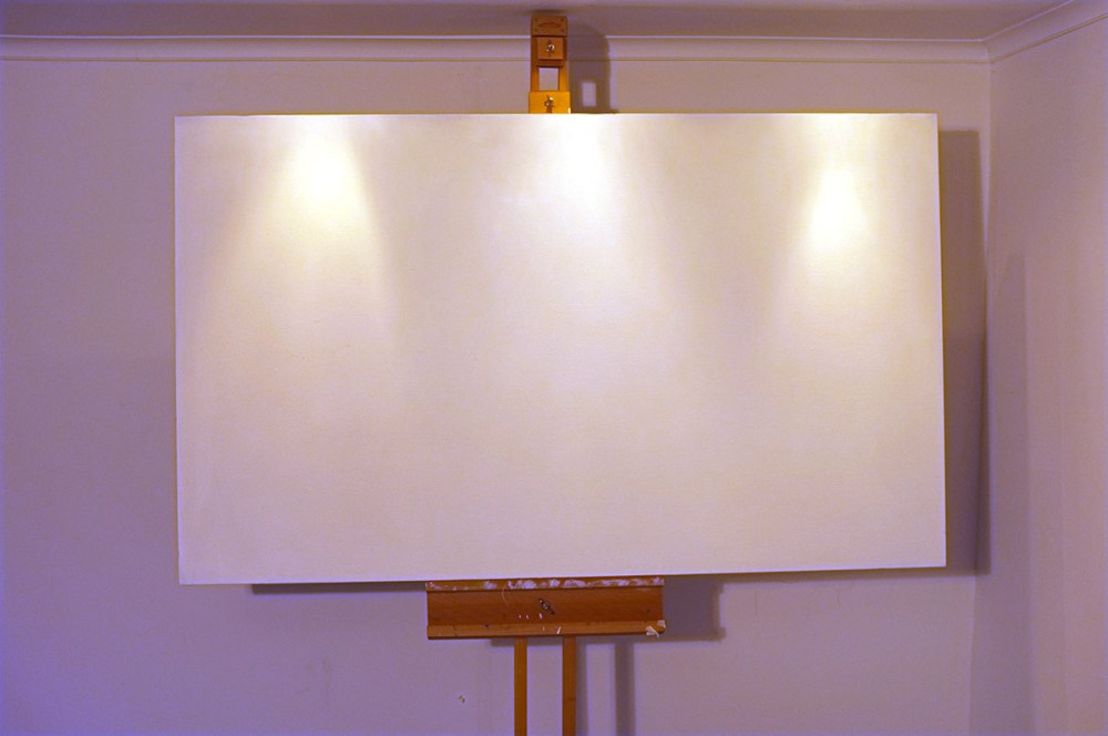 It lit the canvases very unevenly and colour rendition was pretty awful - as well as cooking my head
