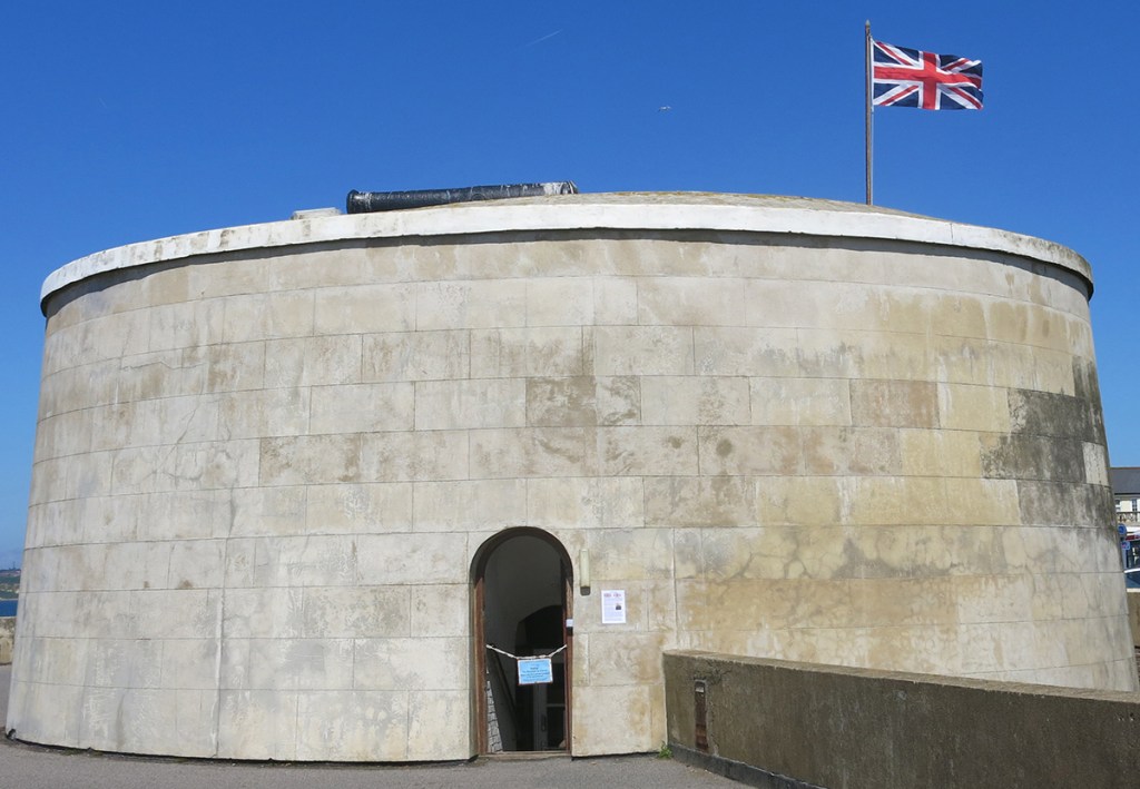 Maretello Tower in Seaford provides a reminder of our military past as do the pill boxes on the golf course. Of course the Museum was closed when this picture was taken 