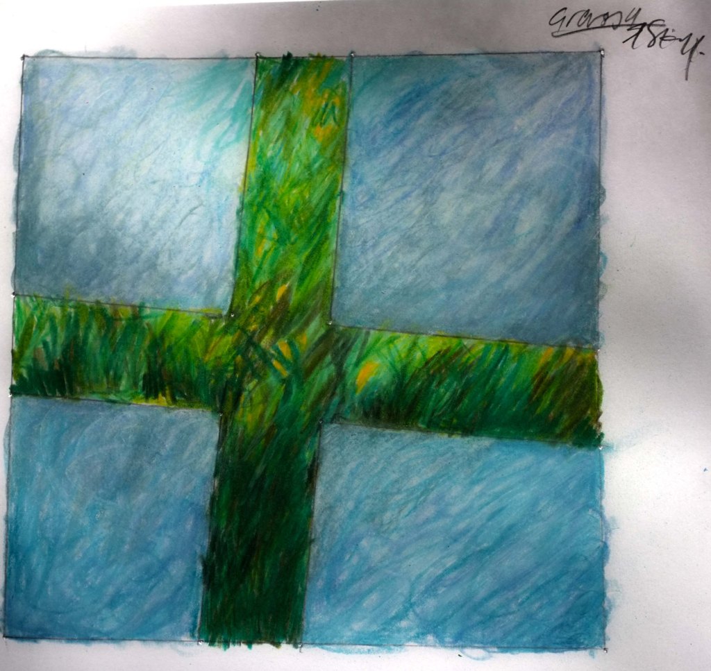 Graden drawing 2 grass and sky DSCF3570
